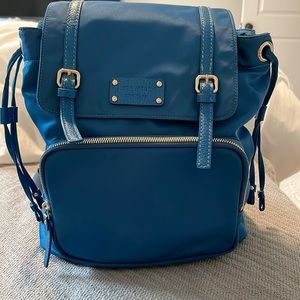 Euc blue nylon Kate Spade backpack